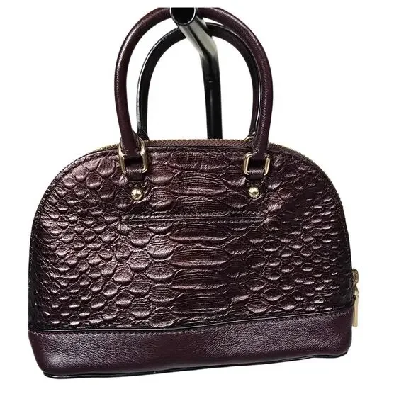 COACH Micro Mini Sierra Satchel Oxblood - Picture 2 of 8